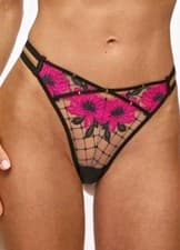 Image of Ann Summers Boudoir Rose Thong. Size 12. New With Tags.