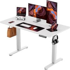 Image of ErGear Electric Standing Desk Height Adjustable 120x60cm Sit Stand Home Office