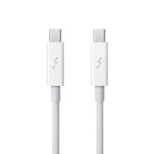 Image of GENUINE OFFICIAL APPLE THUNDERBOLT 2 CABLE 2M A1410 WHITE MD861ZM/A ORIGINAL