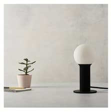 Image of Black Matt Finish Table Lamp Base Bulb NOT Included