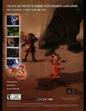 Image of Jak 3 PlayStation 2 Vintage Magazine Print Ad 2005 Naughty Dog PS2 Gaming