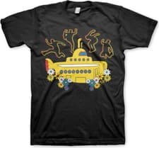 Image of The Beatles Yellow Submarine T-Shirt Black