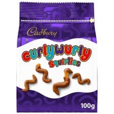 Image of Cadbury Curly Wurly Squirlies Chocolate Pouch 100g