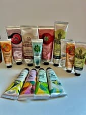 Image of The Body Shop Hand Cream 100ml 30ml Almond Strawberry Rose Mango Jumbo handbag