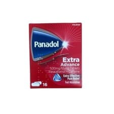 Image of PANADOL EXTRA ADVANCE PAIN RELIEF 16 TABLETS