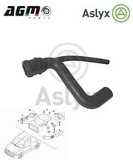 Image of Engine Breather Sleeve ASLYX X Fiat Panda 169 Doblo Lancia Ypsilon 1.2 71747811