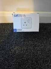 Image of Lap 13A Switched Single Socket (Pack Of 5) White