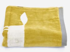 Image of Scion Living Mr FOX Pattern Bath Towel 70cm x 130cm