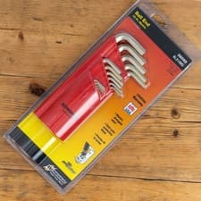 Image of Bondhus Gold Guard Ball End Hex Allen Key Set Metric BLX15MG