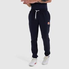 Image of Ellesse Men's Ovest Jog Pants Navy Cotton Joggers Casual Track Bottoms