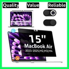 Image of Magnetic Privacy Screen Protector, for MacBook Air 15 Inch 2023-2025, M2 M3 M...