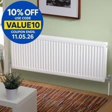 Image of K Rad Kompact Type 21 Double Panel Radiator 400 x 1600mm