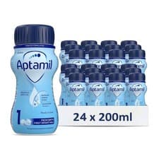 Image of 24 x 200ml Aptamil Breastmilk Substitute 1 First Infant Milk From Birth