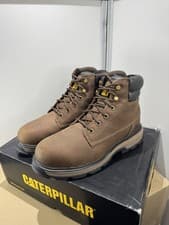 Image of Mens Caterpillar Exposition 6" Steel Toe Cap Work Safety Boots Size 7 UK 8 US