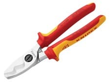 Image of KNIPEX 95 16 200 VDE Cable Shears with Twin Edge 200mm