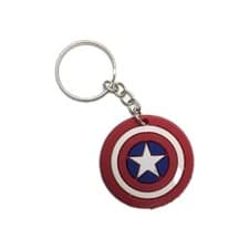 Image of Marvel Captain America Shield Keyring Keychain Charm