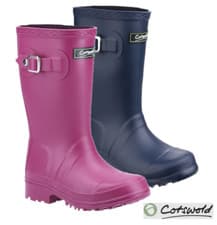 Image of Cotswold Junior Buckingham Wellingtons Boots Kids Welly Boots Children