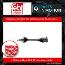 Image of Drive Shaft Front Left 186588 Febi Driveshaft 1J0407271HJ 1J0407271HK Quality