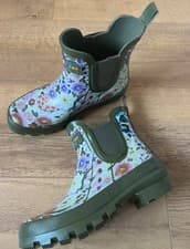 Image of Kurt Geiger Floral Couture Mini Wellington Festival Boots