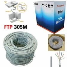 Image of FTP SHIELDED RJ45 Cat5/6 Ethernet Network Cable 305M Outdoor High Quality Lot