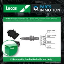 Image of Lambda Sensor fits VAUXHALL ZAFIRA A, B 1.6 Pre Cat 99 to 14 Z16XE Oxygen Lucas