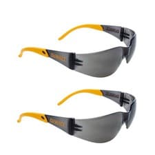 Image of 2 X Dewalt Smoke DPG54-2D Protector Impact Resistant Safety Specs/ Glasses
