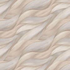 Image of 3D Effect Wave Vinyl Wallpaper Abstract Casual Chic Erismann 10257-02 Beige