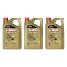 Image of CASTROL Vecton Long Drain 10W40 Engine Oil E6/E9 3x 5L Commercial & Heavy Duty