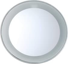 Image of Tweezerman 15X Magnifying LED Mini Mirror, round Mirror Perfect for Tweezing, Co