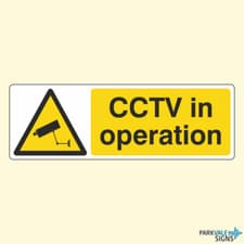 Image of CCTV In Operation Signs