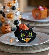 Image of Bethany Lowe Halloween Mr Cool  Mini Cat Bucket