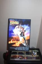 Image of BACK TO THE FUTURE Light up movie poster lightbox led 12"H x 8"W