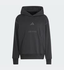 Image of Adidas Men’s All SZN Fleece Graphic Hoodie Black Size Medium Brand New with Tags
