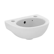Image of Armitage Shanks Sandringham 21 Wall Hung Handrinse Basin Overflow 350mm 2 Tap