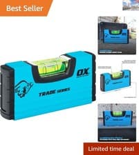 Image of Precision Aluminium Stubby Level - 100mm for Accurate DIY and Professional Use
