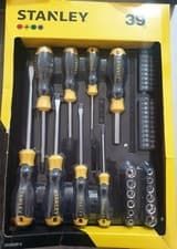 Image of Stanley STHT-62291-0 Screwdriver Bit Set 39 Piece Brand New Sealed