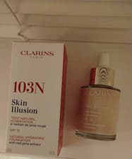Image of Clarins Skin Illusion Natural Hydrating Foundation - Brand New