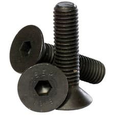 Image of M4 ( 4mm ) High Tensile 10.9 Socket Countersunk Screws Black Self Colour Bolts