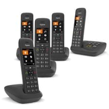 Image of Gigaset Premium C57 DECT Cordless Phone Answer Machine Loud Speaker 5 Handset