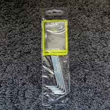 Image of Gelert 5 Pack of 7” Long Wire Pegs for Tent Poles - Brand New