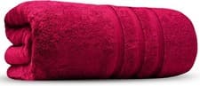 Image of Bath Towels 600gsm Zero Twist Cotton | 1 Pack 70x120cm | Large Quick Drying
