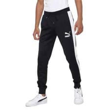 Image of Men's Puma Iconic T7 Track Pant Black/White Fitness/Gym Bottoms New 595287 01
