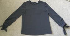 Image of black Armani Emporio long sleeve top S size 38