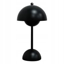 Image of Black LED Bedside Table Lamp, 300lm, 3w, Variable White Light, USB-C