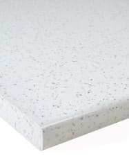 Image of White Sparkle Gloss 30mm Laminate Kitchen Worktop 1m, 2m, 3m + Edging Strip
