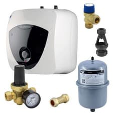 Image of Ariston Andris Lux 10L Undersink 3KW Water Heater - 3100303 (Kit A B C D)