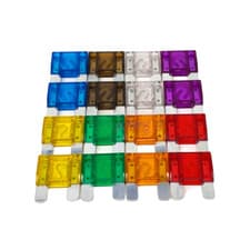 Image of 16 Piece Maxi Blade Fuse Assorted Kit Mixed 20 - 100 Amp Car Van Bike Amps