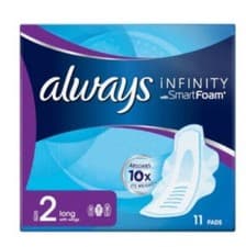 Image of Always Infinity Pads Long Plus 11s X 4 Packs ( 44 Pads ). Package may different