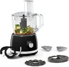Image of Tefal Black Collection All-In-One Food Processor, 2.4L Bowl, 13 Functions, 2 sp