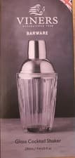 Image of Viners Barware Glass Cocktail Shaker